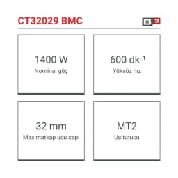 Crown Manyetik Matkap 1400W Ct32029 Bmc