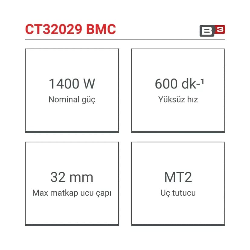 Crown Manyetik Matkap 1400W Ct32029 Bmc
