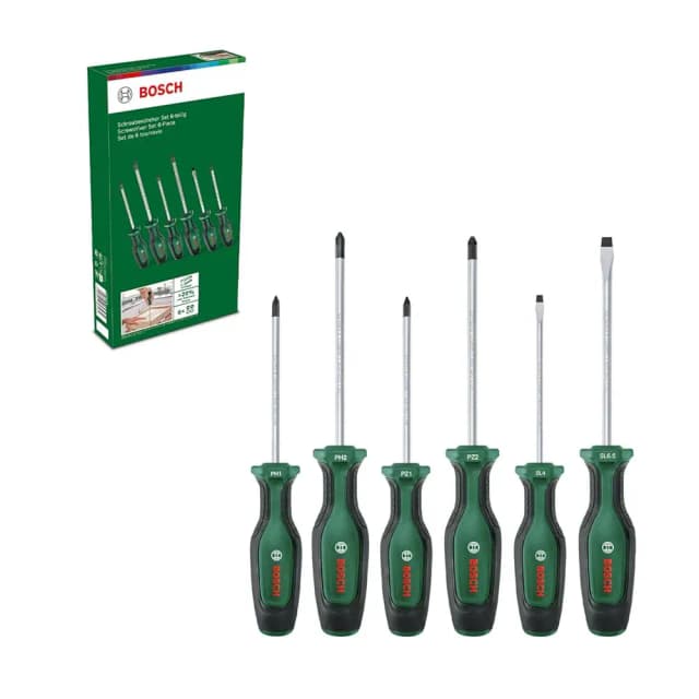Bosch Home and Garden Tornavida Seti 6 Parça (Set 1) - 1600A02BX7