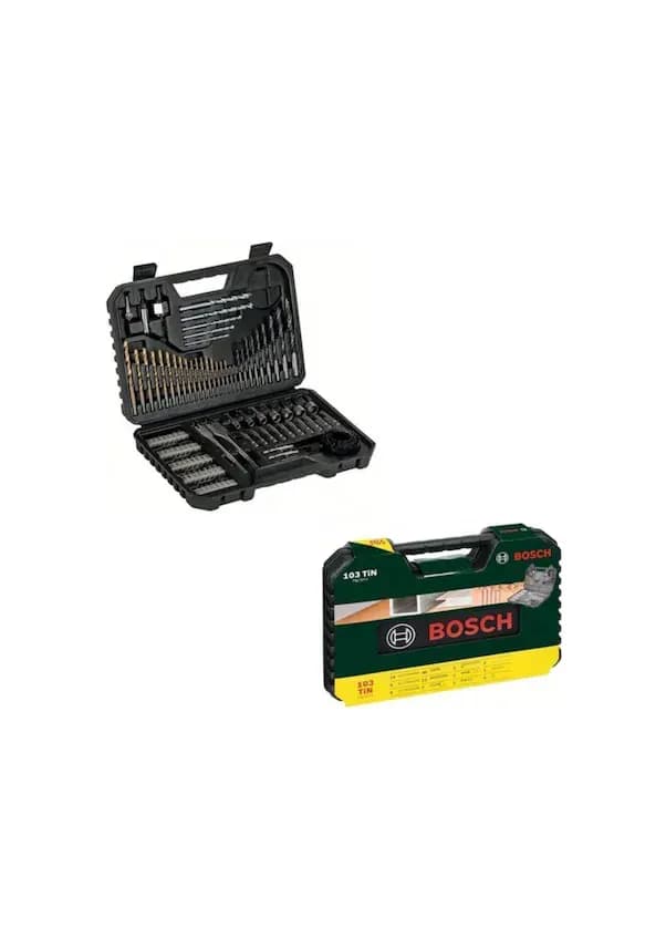 Bosch V-Line Matkap & Vidalama Karışık Aksesuar Seti 103 Parça - 2607017367