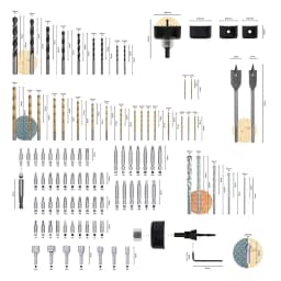 Bosch V-Line Matkap & Vidalama Karışık Aksesuar Seti 103 Parça - 2607017367