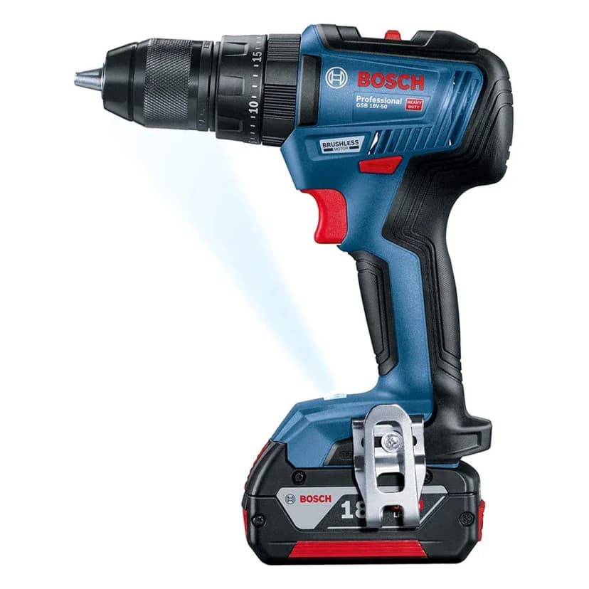 Bosch Professional GSR 18V-50 2X5Ah Çift Akülü Vidalama 06019H5001