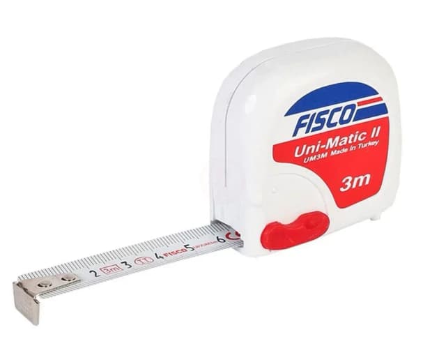 Fisco UM3 Çelik Şerit Metre 3 Metre