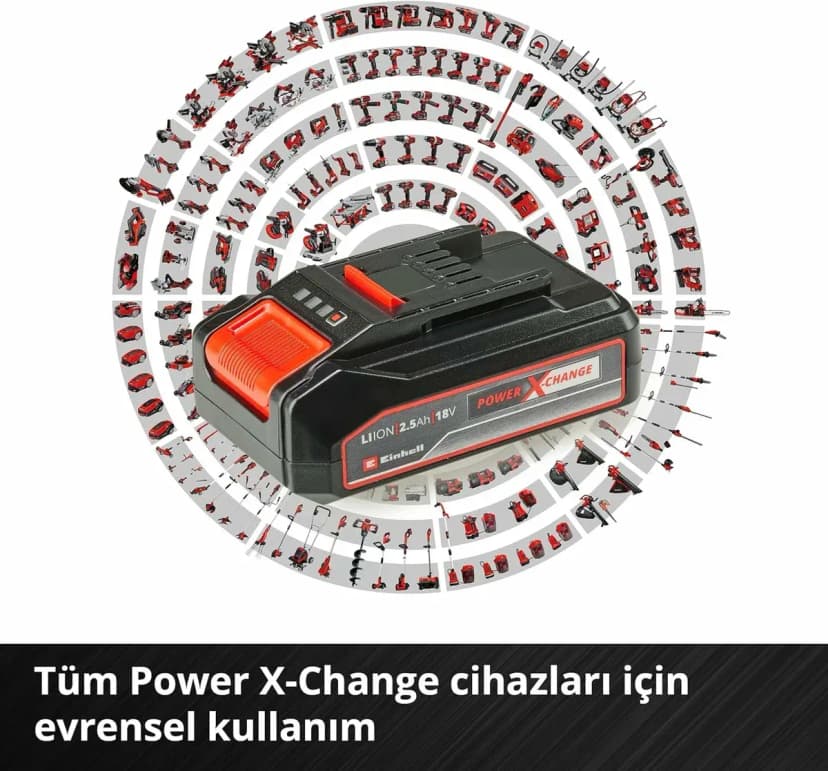 Einhell 18V 2.5Ah PXC Starter Kit 1x2.5 Ah Akü + Şarj Cihazı – 4512097