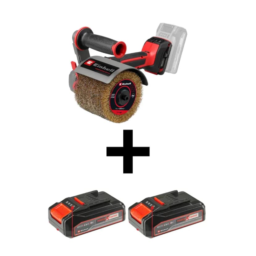 Einhell TP-BR 18/32 Li BL - Solo, Akülü Zımpara Rulosu Çift Akülü 2.5 Ah + Şarj Cihazlı