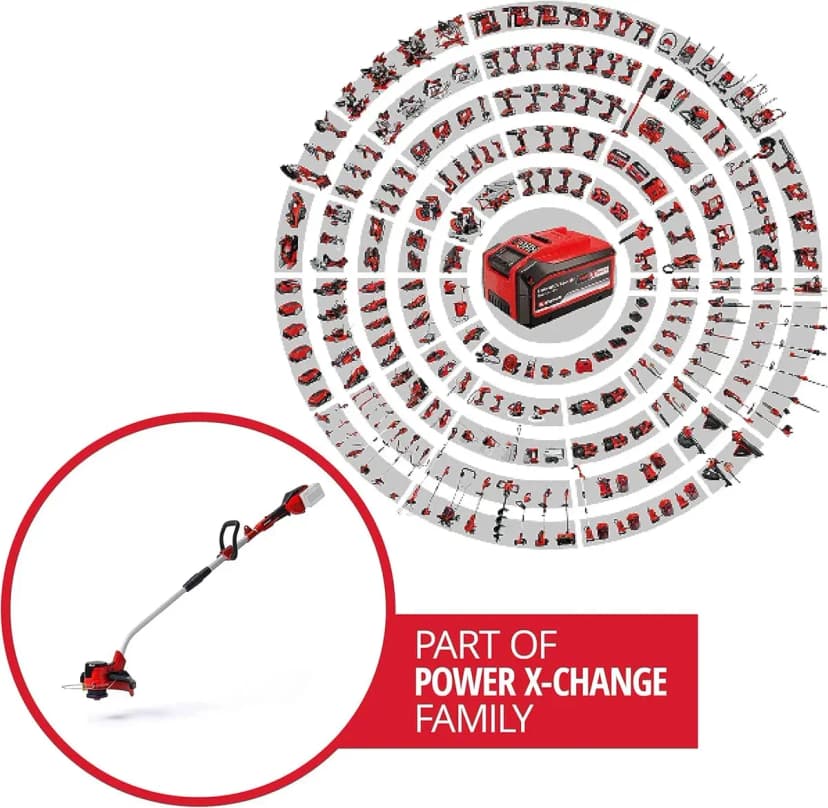 Einhell GE-CT 36/30 Li E Akülü Kenar Kesme Çift Akülü 4 Ah + Şarj Cihazlı