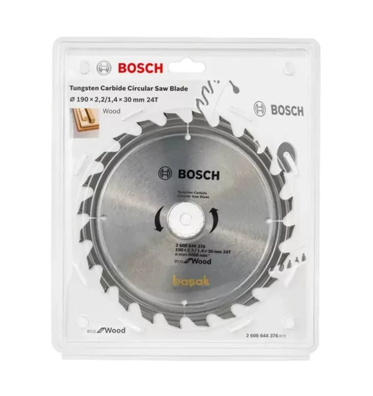 Bosch Optiline Eco 190x30 mm 24 Diş Daire Testere Bıçağı - 2608644376
