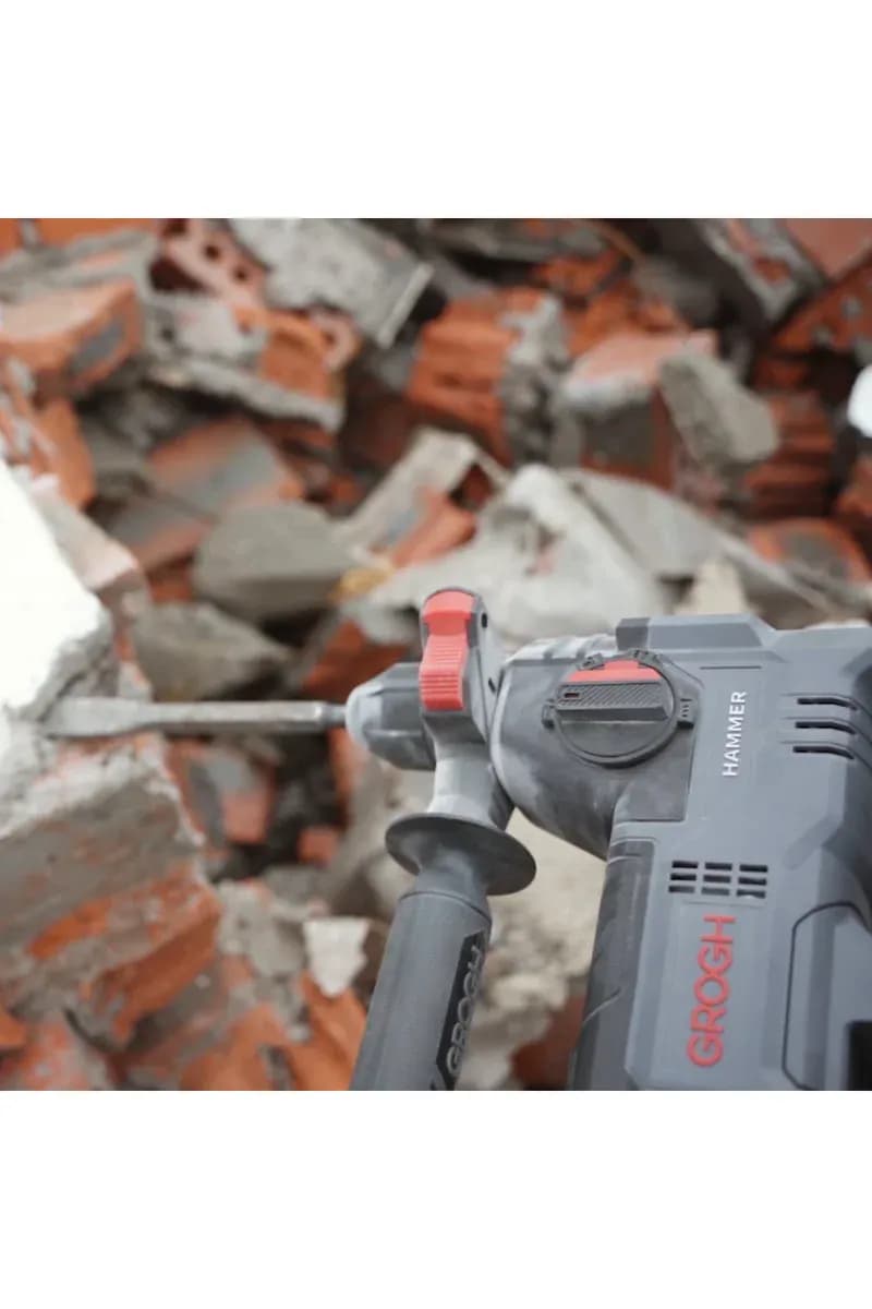GROGH Li-ion Akülü Kırıcı Delici Matkap 20V Solo GRX2063 | Kömürsüz Motorlu Şarjlı Kırıcı Delici Matkap