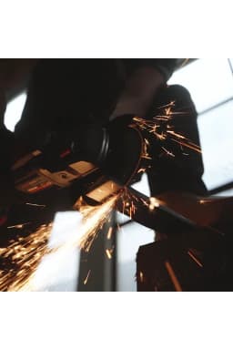 GROGH Kömürsüz Motorlu Akülü Avuç Taşlama Makinesi 20V Solo GRX2055 | Devir Ayarlı Şarjlı Avuç İçi Taşlama