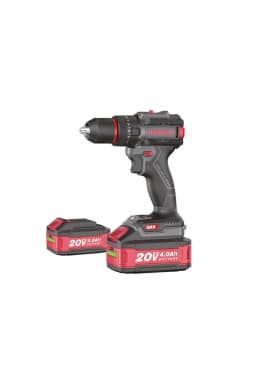 GROGH Kömürsüz Motorlu Şarjlı Darbeli Matkap Çift Akü 20V 4Ah GRX2022-4 BMC | Çift Vitesli Akülü Vidalama