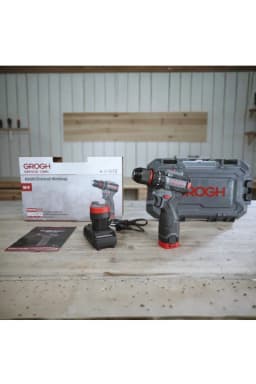 GROGH Kömürsüz Motorlu Şarjlı Darbeli Matkap 16V 2Ah GRX1634-2 BMC | Çift Vitesli Akülü Vidalama