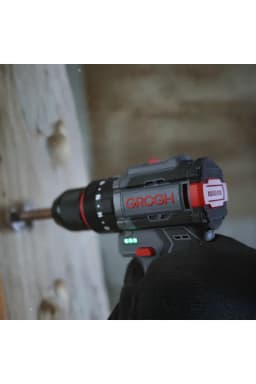 GROGH Kömürsüz Motorlu Şarjlı Darbeli Matkap 16V 2Ah GRX1634-2 BMC | Çift Vitesli Akülü Vidalama