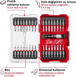 Einhell M‑CASE 33 Parça Uç Seti 49118903