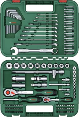 Bosch Gelişmiş Çok Amaçlı Montaj El Aleti Seti 132 Parça - 1600A02Z9B