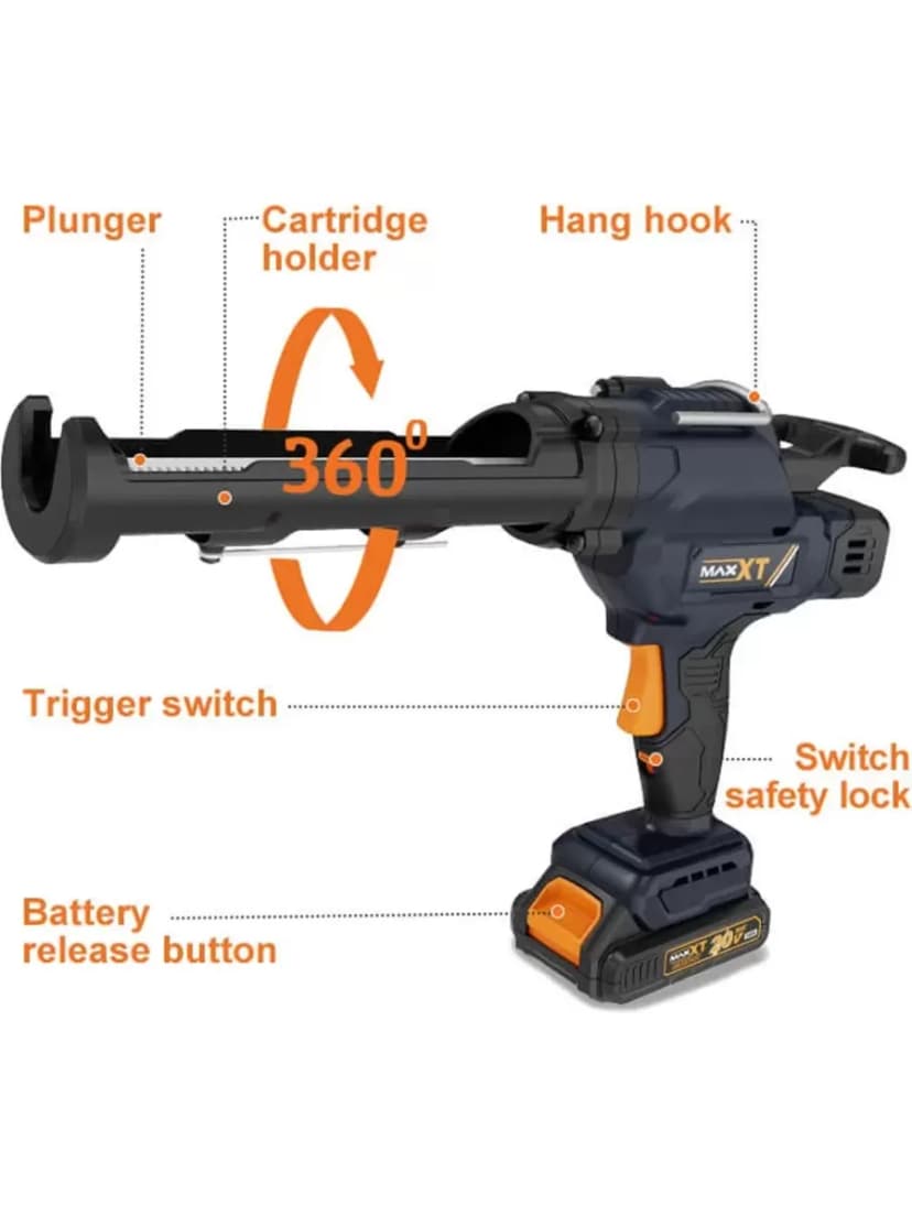 Maxxt 20V Çift Akülü Silikon Tabancası