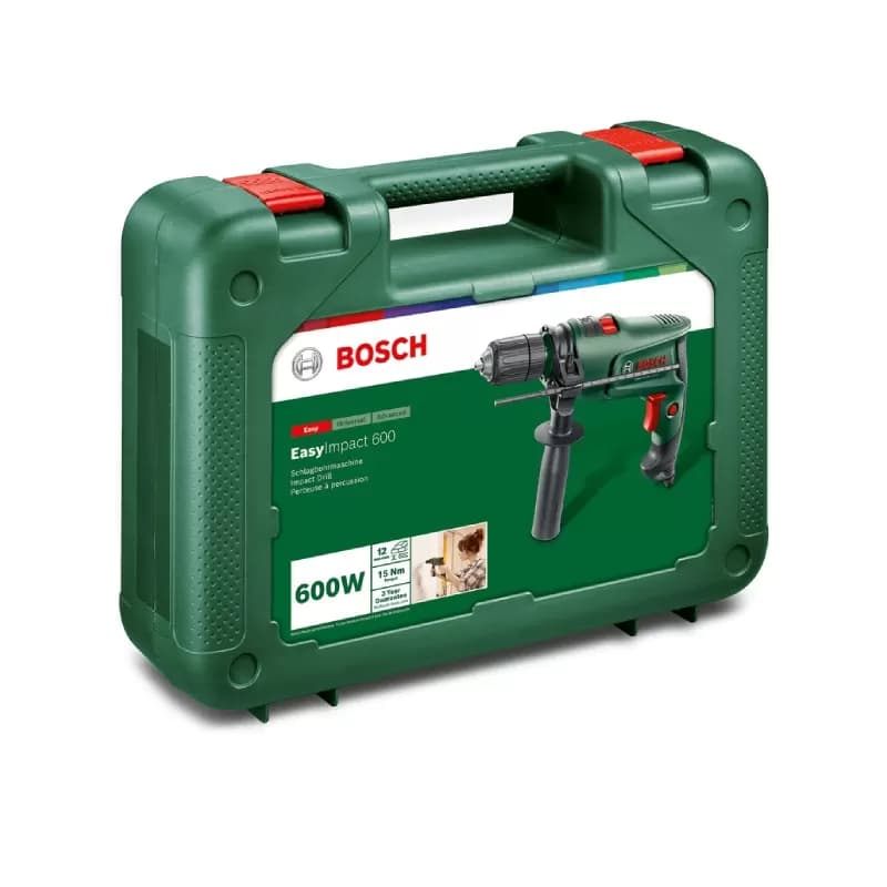 Bosch EasyImpact 600 Darbeli Matkap 600W + 103 Parça Aksesuar Seti + Taşıma Çantası