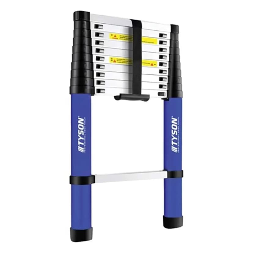 Tyson Pro Series Alüminyum Teleskopik Merdiven 320 cm 11 Basamaklı 150 Kg Kapasiteli - TYS9147