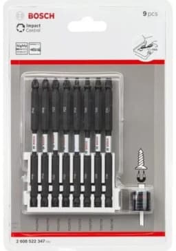 Bosch - Impact Control Serisi Çift Taraflı Vidalama Ucu 9'lu Set *110mm 2608522347