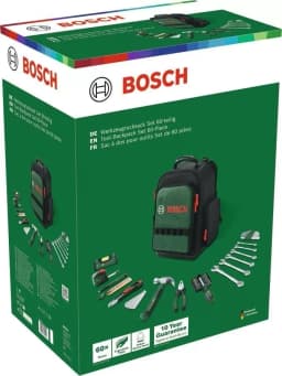 Bosch 60 Parça Bez Sırt Takım Çantası Seti - 1600A02ZA1