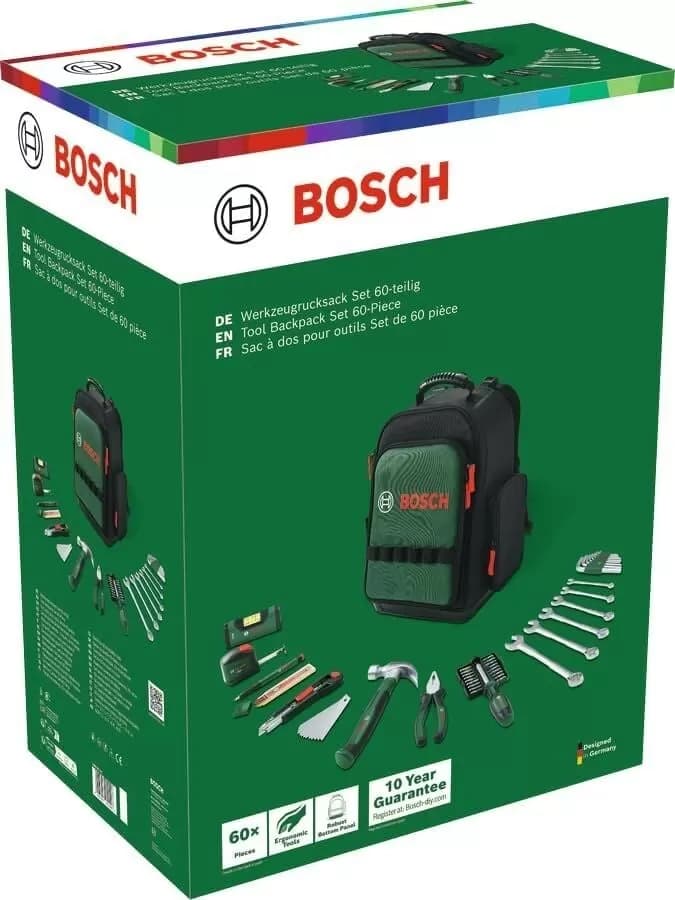Bosch 60 Parça Bez Sırt Takım Çantası Seti - 1600A02ZA1