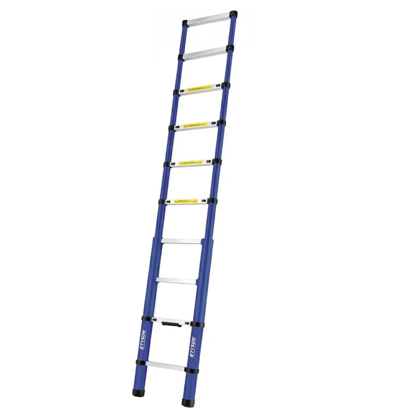 Tyson Pro Series Alüminyum Teleskopik Merdiven 380 cm 13 Basamaklı 150 Kg Kapasiteli - TYS9148