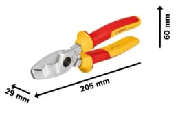 Bosch 200 mm VDE İzole Kablo Makası 1600A02NF4