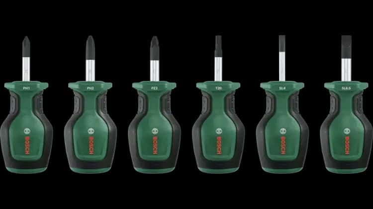 Bosch Kısa Tornavida Seti 6 Parça 1600A032UK