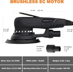 Maxxt 350W Eksantrik Zımpara 150Mm R7303(Mos350C-5.0)