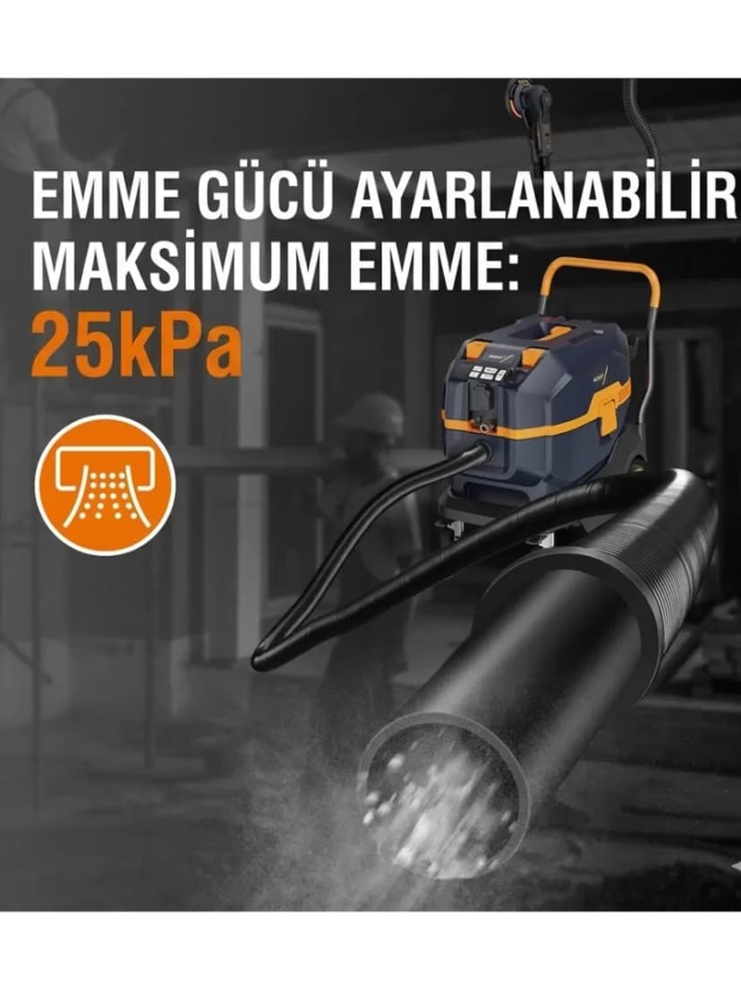 Maxxt 1400W Toz Emiş Ünitesi 43L Mvc3800