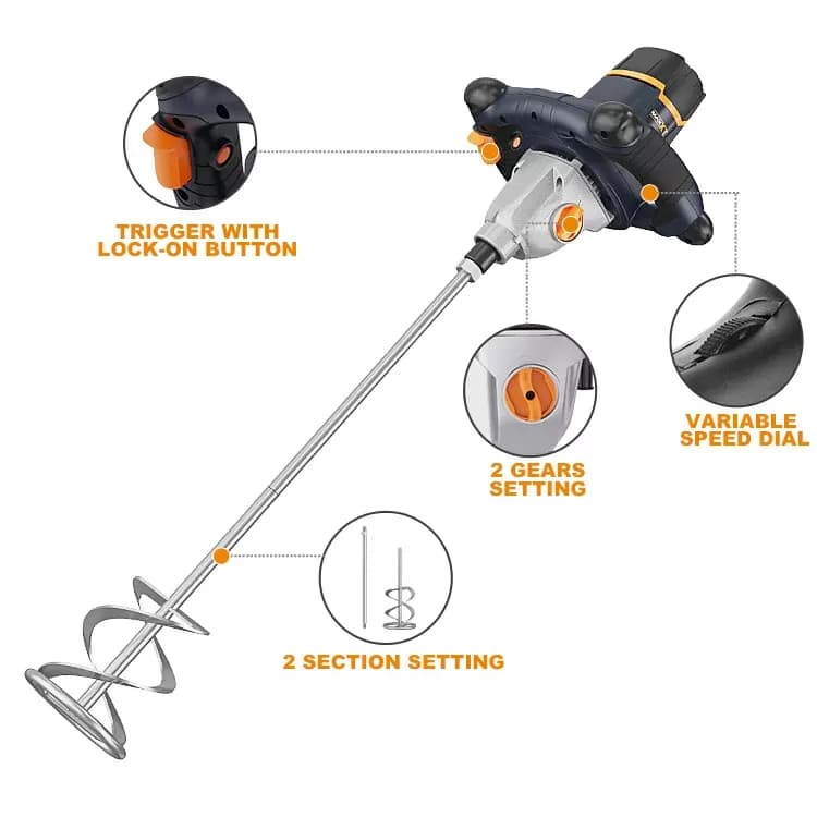 Maxxt 1600W Elektrikli Boya Karıştırıcı Mpm1600
