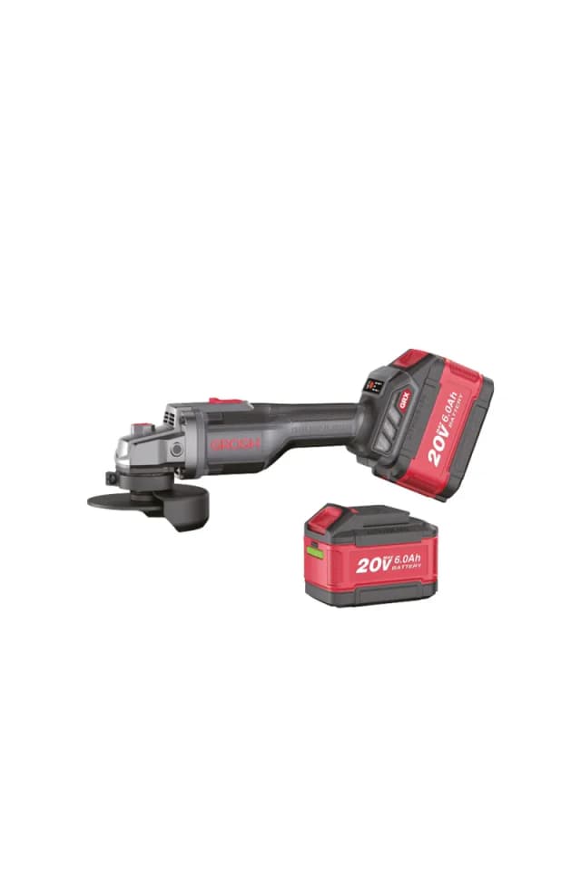 GROGH Kömürsüz Motorlu Akülü Avuç Taşlama Makinesi 20V GRX2055-6 BMC | Devir Ayarlı Şarjlı Avuç Taşlama