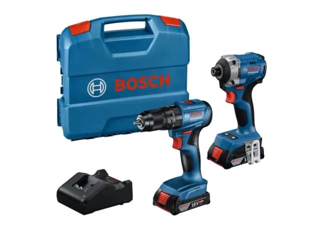 Bosch GDR 18V-215 + GSB 185-Lİ Torklu Vidalama ve Darbeli Matkap Seti 06019N2024